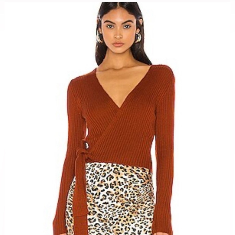 Majorelle Wrap Sweater